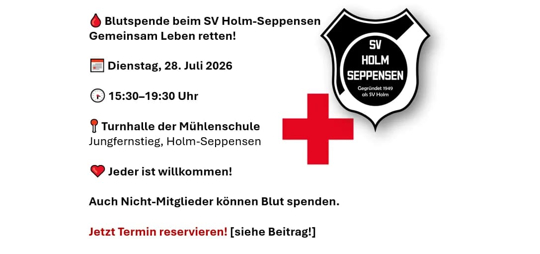 Blutspende beim SV Holm-Seppensen
