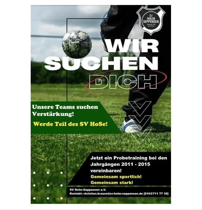 Wir suchen…!